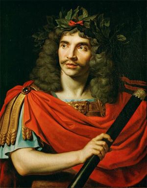 Molière la recita di Versailles (Art. corrente, Pag. 1, Foto generica)
