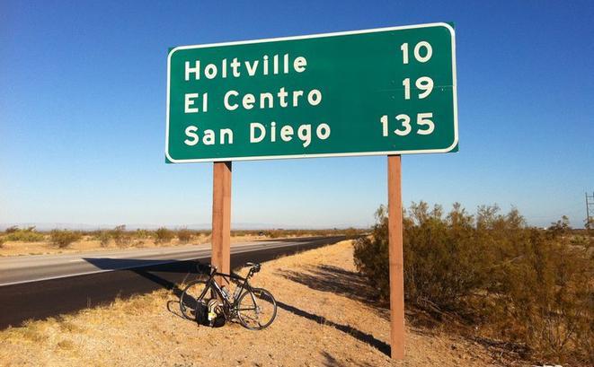 Una bici, tante camere d’aria e la Route 66