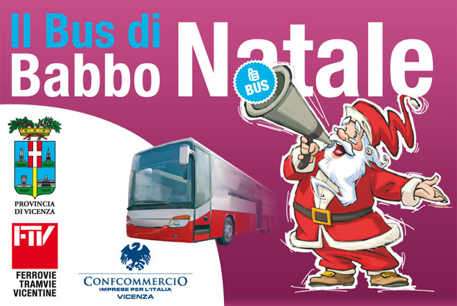 Il bus di Babbo Natale Ftv e fai shopping risparmi